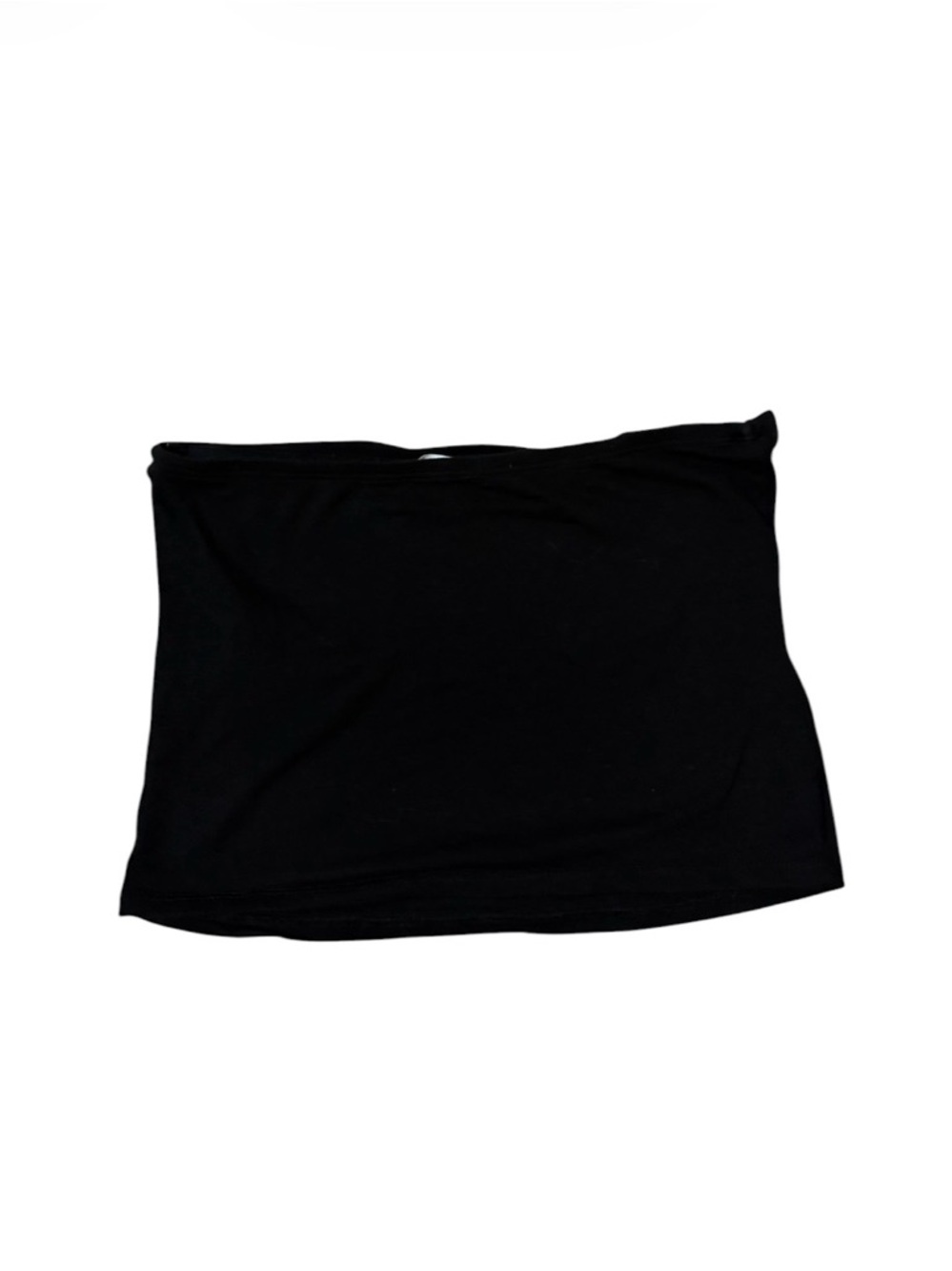 Bozzolo Black Strapless Tube Top